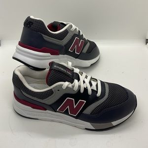 New Balance 997H Gray And Burgundy Sneakers PR997HAY New Sz 2.5
